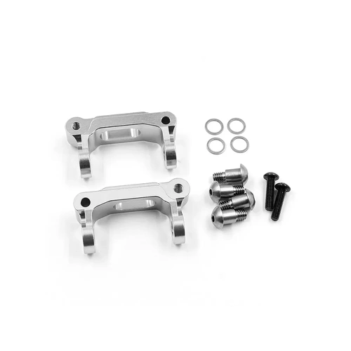 Yeah Racing Aluminium Front Hub Carriers 2Pcs - Silver