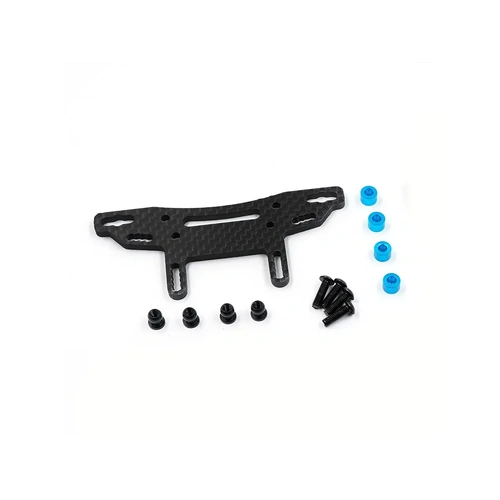Yeah Racing Carbon Fibre Front Shock Tower Set with Mounting Hardware