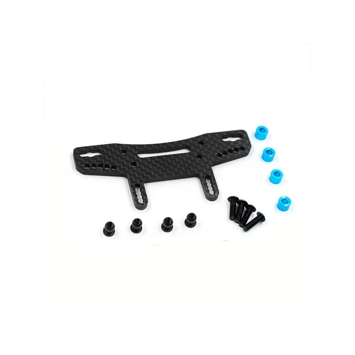 Yeah Racing Carbon Fibre Rear Shock Tower Set with Mounting Hardware