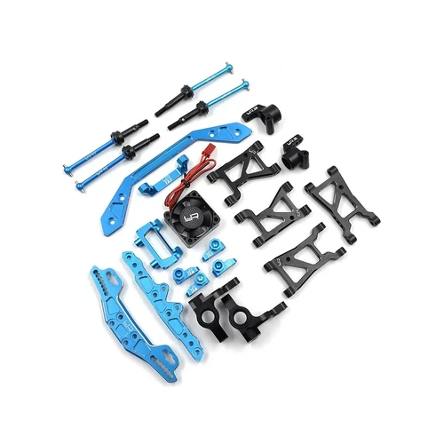 Yeah Racing Aluminium Essential Conversion Kit - Black/Blue