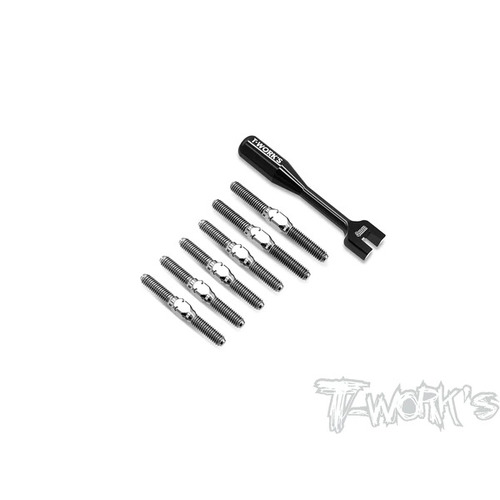 TWORKS 64 Titanium Turnbuckle set ( For SWORKS S14-4C) - TB-286