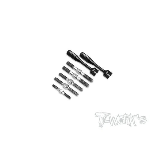 T-Works 64 Titanium Turnbuckle Set( For Sparko F8 )