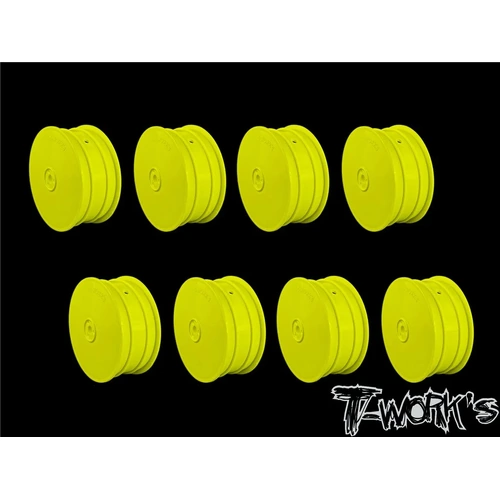 2.2" 12mm Hex 4WD Front Wheels Yellow ( For B64/B74/YZ4-SF ) (2pc)