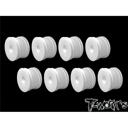 2.2" 12mm Hex Rear Wheels White (2pc)