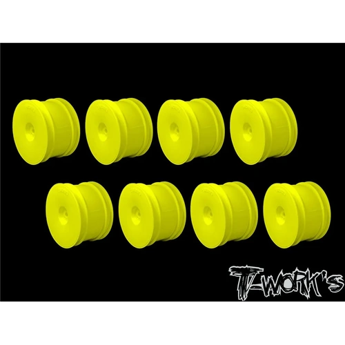 2.2" 12mm Hex Rear Wheels Yellow (2pc)