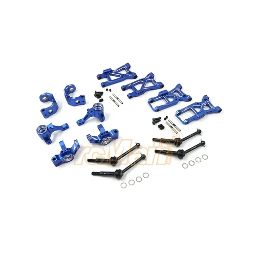 Yeah Racing Aluminium Blue Essential Conversion Kit For Traxxas Ford GT 4 Tec 2.0