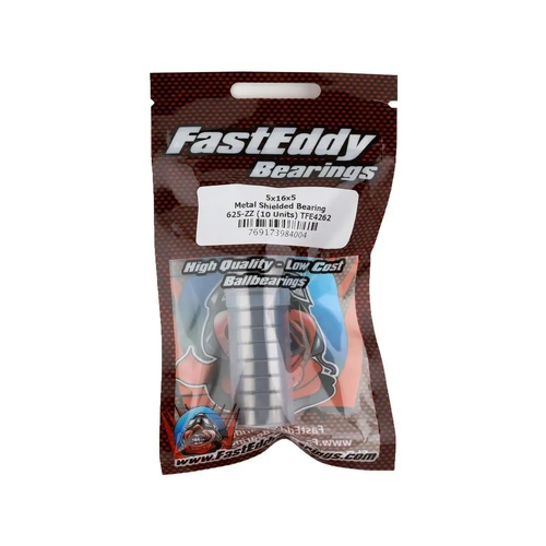 FastEddy 5x16x5mm Metal Shielded Bearings (10)