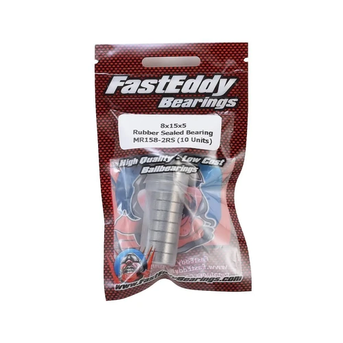 FastEddy 8x15x5mm Rubber Sealed Bearing (10)