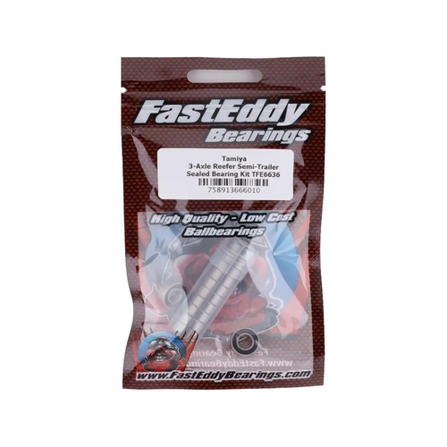 FastEddy Tamiya 3-Axle Reefer Semi Trailer Sealed Bearing Kit