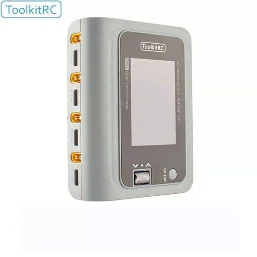 Toolkitrc Q4Ac 4X50W 5A Ac 100W 4 Port Dc Smart Discharger Charger