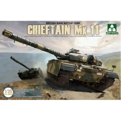 Takom 2026 1/35 British Main Battle Tank Chieftain Mk.11 Plastic Model Kit