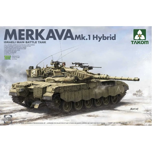 Takom 2079 1/35 Israeli Main Battle Tank Merkava 1 Hybird Plastic Model Kit
