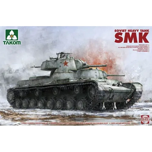 Takom 2112 1/35 Soviet Heavy Tank SMK Plastic Model Kit