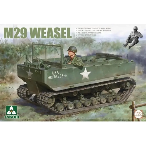 Takom 1/35 M29 Weasel Plastic Model Kit 2167 - TK2167