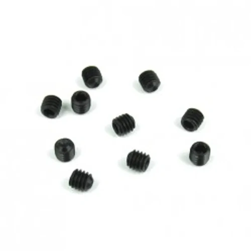 TKR1602 M4x4mm Set Screws (black, 10pcs)