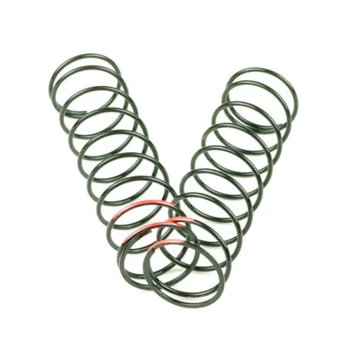 TKR6034B Shock Spring Set (rear, 1.5 x 9.5T, 3.83lb/in, 83mm, red)