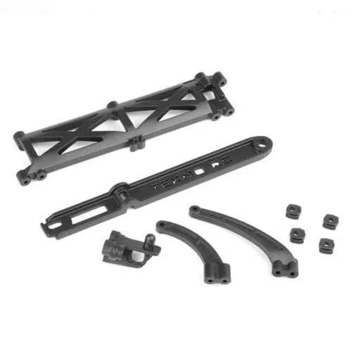 TKR7038 Ð Chassis Brace Set and Battery Strap (SCT410SL)