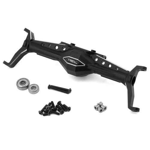 Treal Hobby Axial Capra CNC Aluminum One Piece Front Axle Housing (Black)