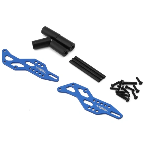 Treal Hobby Losi Mini LMT Aluminum Wheelie Bar Set (Blue)