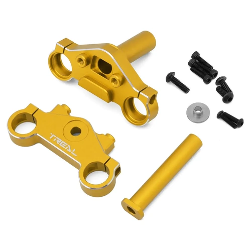Treal Hobby Promoto CNC Aluminum Triple Clamp Set (Gold)