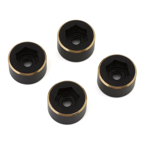 Treal Hobby 1.9" Brass Bead-Lock Wide Wheel Hub Weights (12mm) (4) (26.5g)