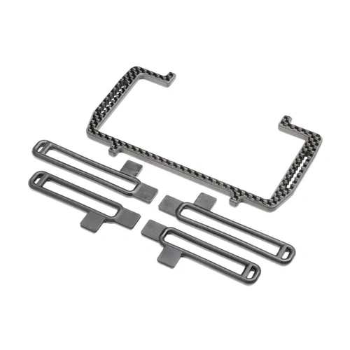 TLR Battery Mount Set, Carbon, 22X