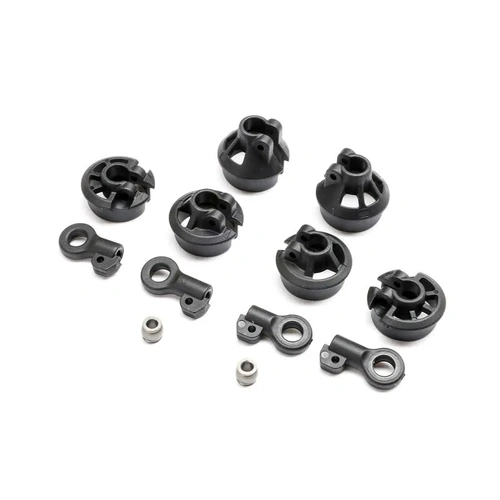 TLR Spring Cups, Shock Ends, 13mm, 22X