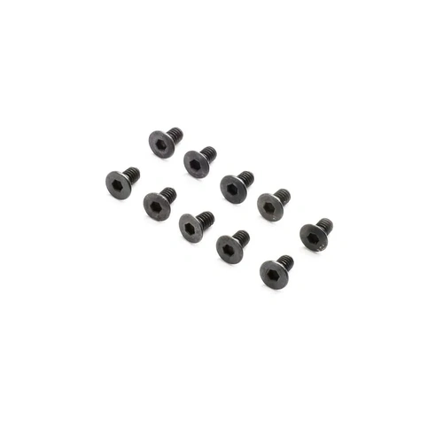 TLR Flathead Screw, M2 x 4mm, 10pcs