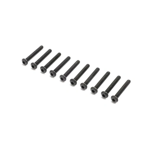 TLR Button Head Screw, M3 x 22mm, 10pcs