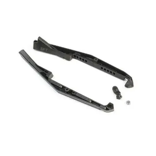 TLR Mud Guard Set, Soft, w/Fan Mount, 22 5.0