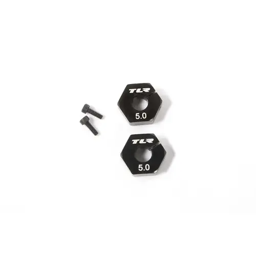 TLR Wheel Hex, 12mm x 5.0mm, 2pcs TLR232113