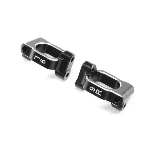 TLR Caster Block Set, 9 deg, Aluminium, 22X-4 TLR234119