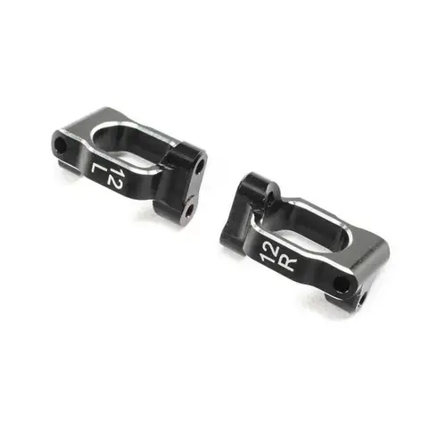 TLR Caster Block Set, 12 deg, Aluminium, 22X-4 TLR234120