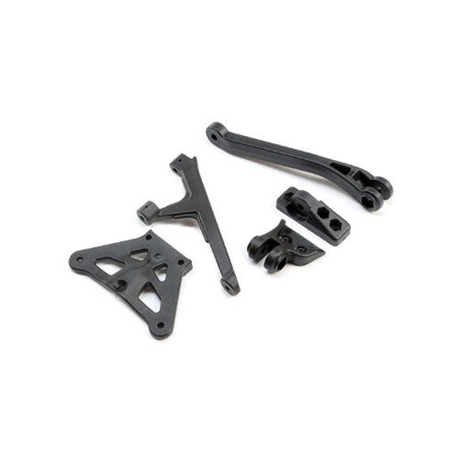 TLR Chassis Braces, 8X