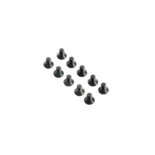 TLR Flat Head Screws, M4x8mm (10)
