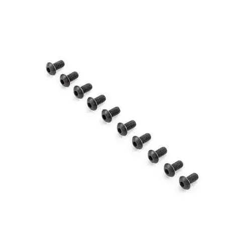 TLR Button Hea Screws, M4x8mm (10)