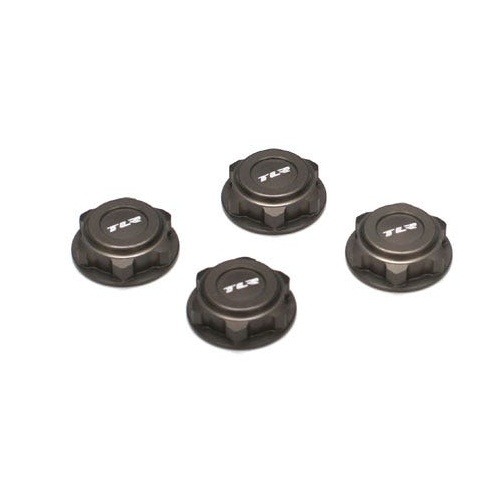 TLR Covered 17mm Wheel Nuts, Alum, 8B/8T 2.0