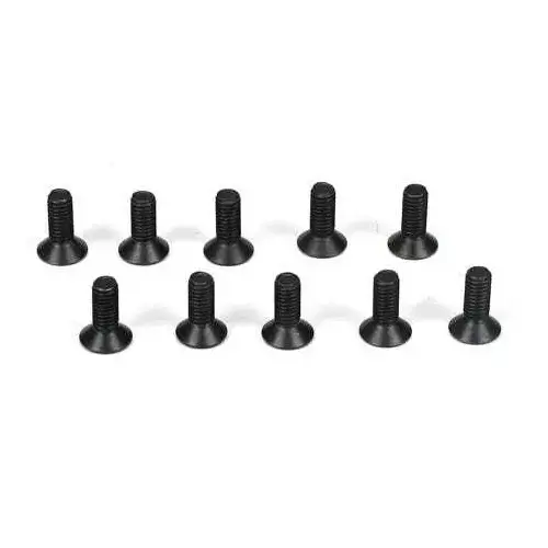 TLR Flathead Screws, M3 x 8mm (10)