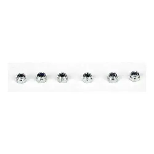 TLR Locknut, M2.5 x .45 x 5mm (6)