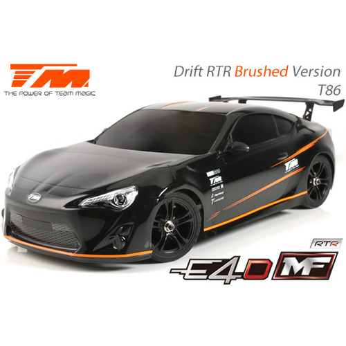 Team Magic E4D MF 1/10 Drift Car RTR 86 - TM503017-86