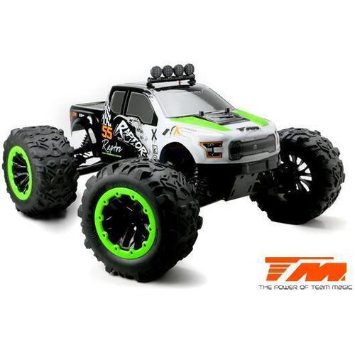 Team Magic E6 Raptor 1/8 EP 6S Monster Truck Green - TM505007G