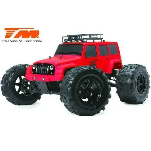 Team Magic J-STAR 1/8 Red 6s Monster Truck - TM505008R