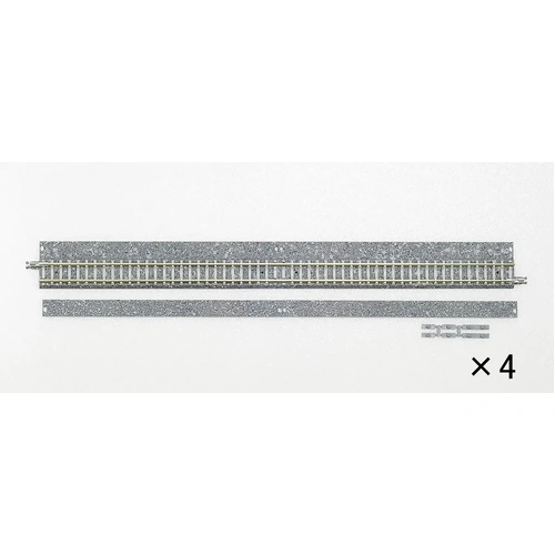 Tomix N Straight Wide PC Track w/ Detachable Sides 11" 280mm (4)
