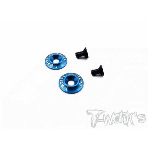 TO-185 1/10 Aluminum Wing Washer  ver.2 - Orange