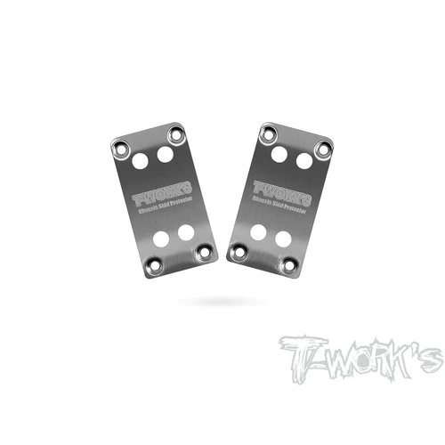 TO-220-B6.3 Stainless Steel Rear Chassis Skid Protector ( Team Associated RC10 B6.3/B6.2) 2pcs.