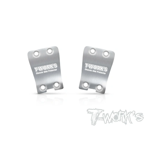 TO-220-X5B     Stainless Steel Rear Chassis Skid Protector ( Hong Nor X5B ) 2pcs.