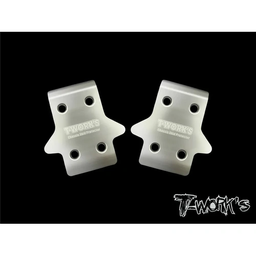 TO-235-MBX8R Stainless Steel Front Chassis Skid Protector ( Mugen MBX8/Mugen MBX8 ECO/Mugen MBX8R) 2pcs.