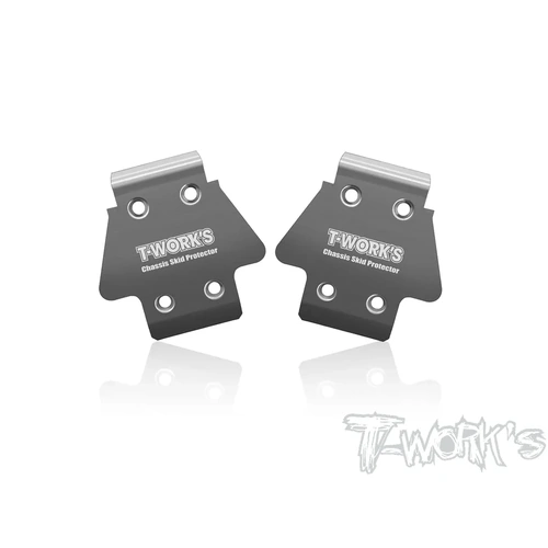TO-235-RC8B4 Stainless Steel Front Chassis Skid Protector ( Team Associated RC8 B4 ) 2pcs.