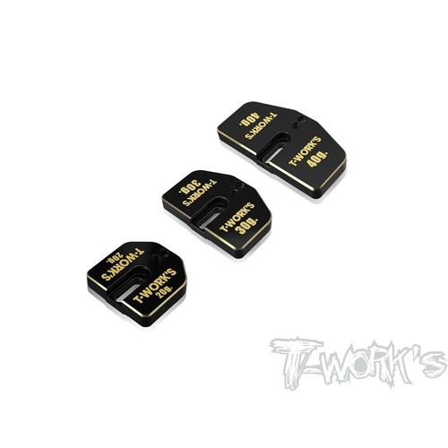 Tworks To-344 1/8 Buggy & Truggy Weight Set (20/30/40G. Each 1 )