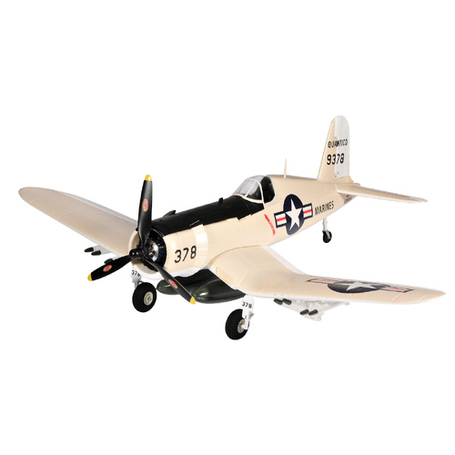 Top RC F4U (Yellow) PNP + Flight Controller RC Aircraft - TOP012D